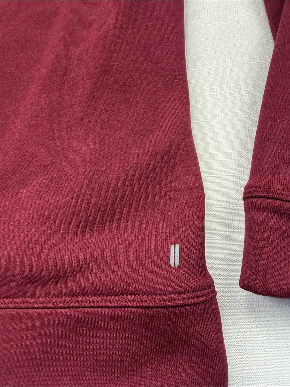 NOBULL Women's Burgundy Hooded Pullover Sweatshirt - Picture 9 of 9